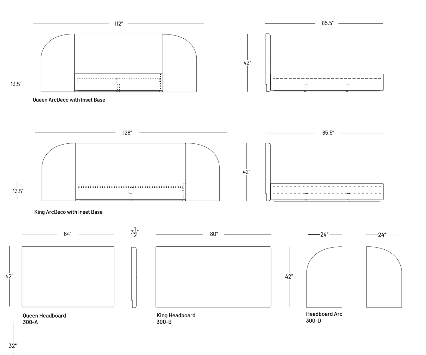 ArcDeco Bed - Beds