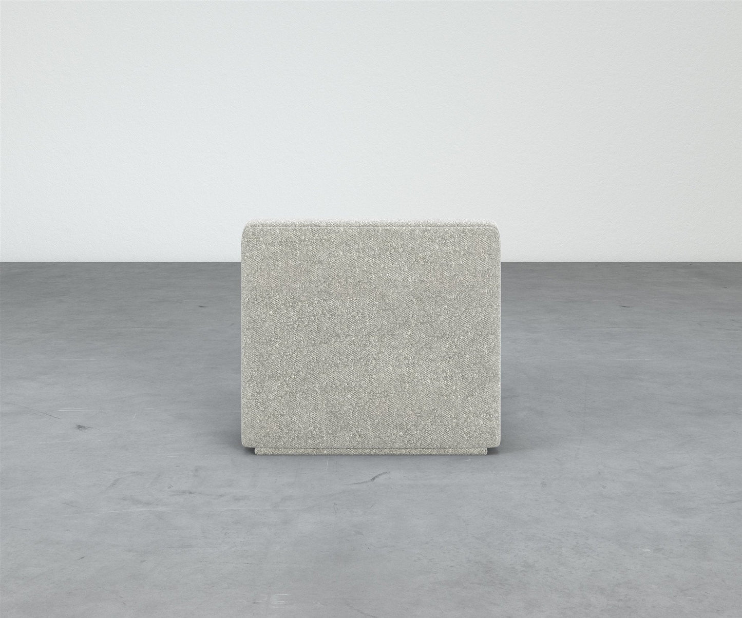 Formal Mallo Armless Chair - Modular Component #base_recessed-fabric-wrapped