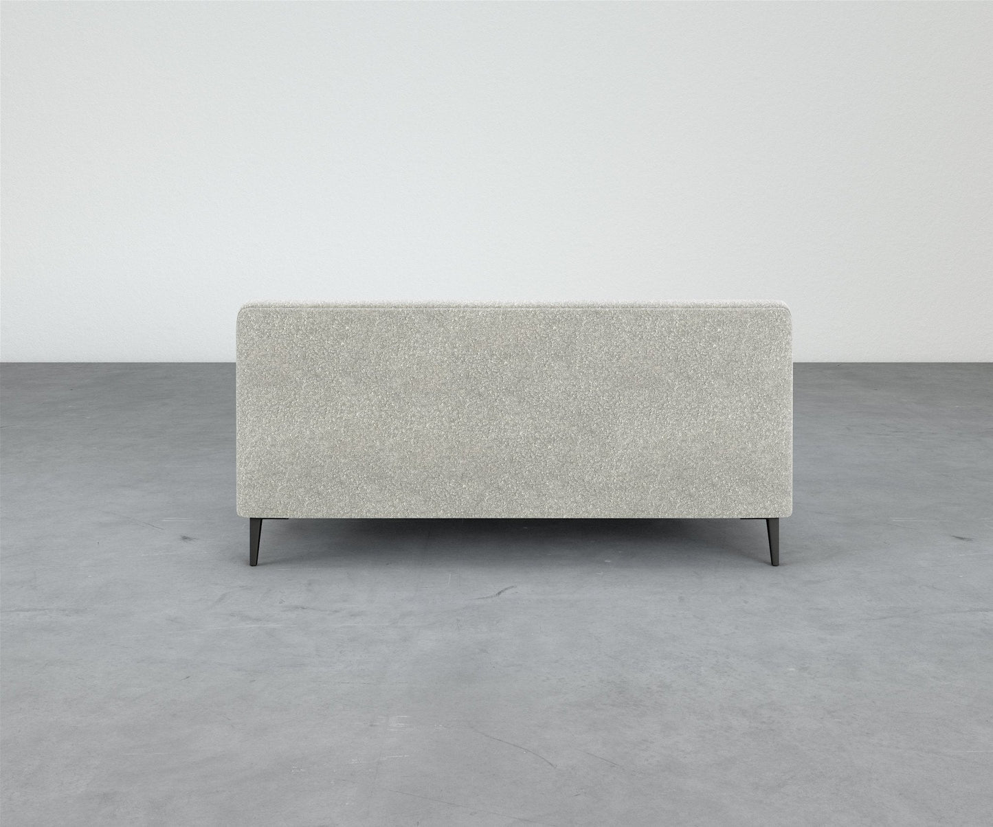Formal Mallo Armless Sofa 66" - Modular Component #base_metal-stiletto-legs