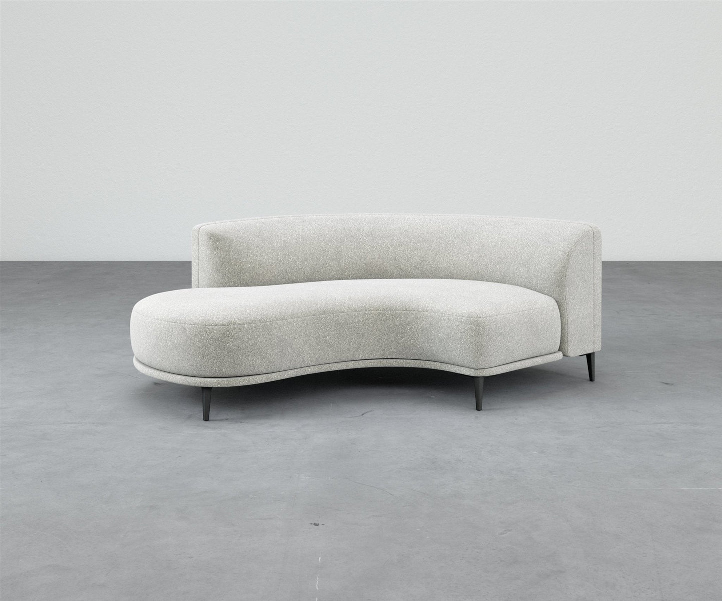 Formal Mallo Curved Sofa 79" - Modular Component