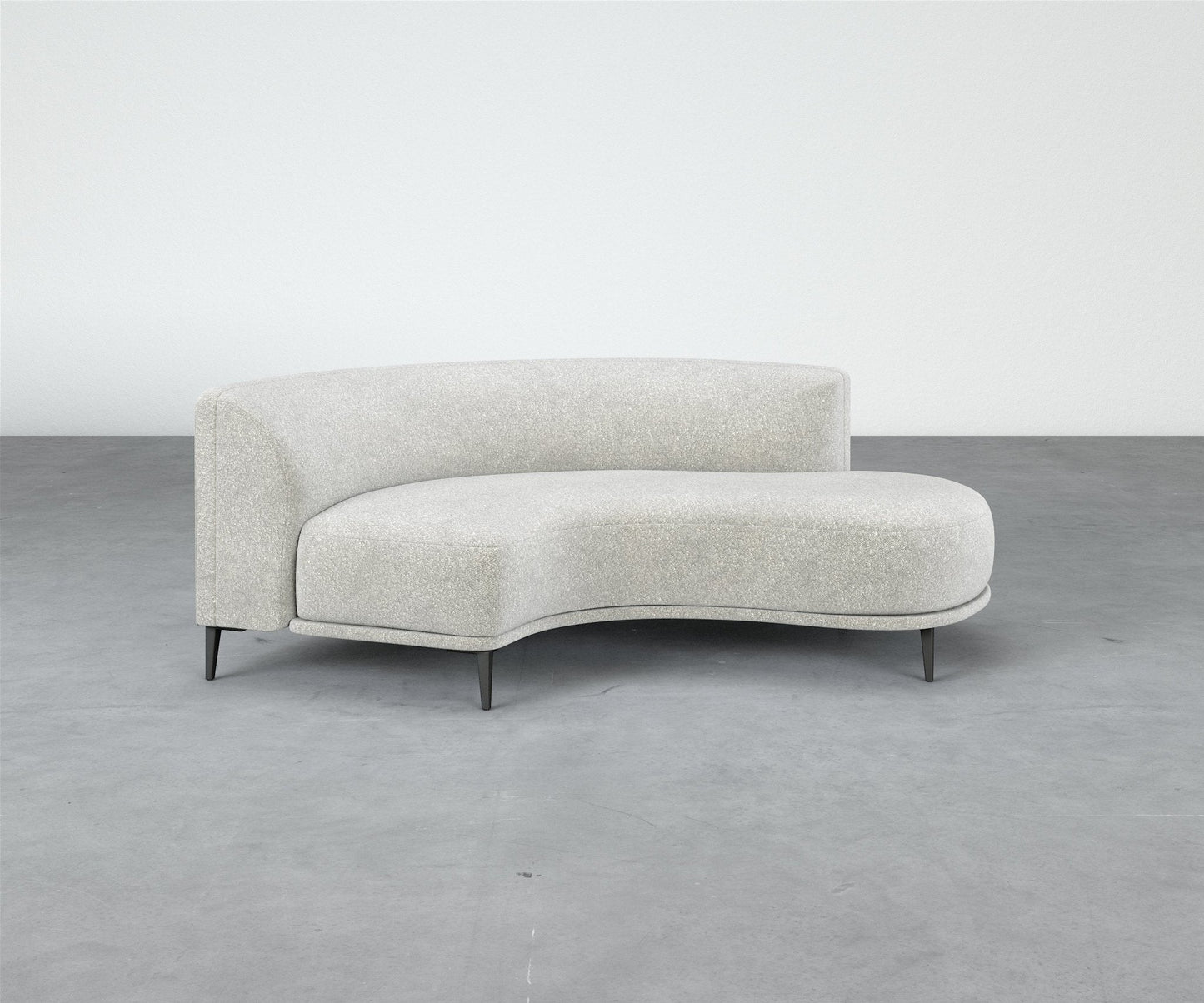 Formal Mallo Curved Sofa 79" - Modular Component