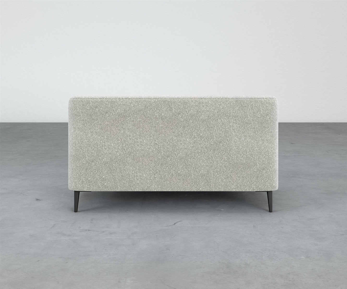 Formal Mallo Loveseat - Sofa #base_metal-stiletto-legs