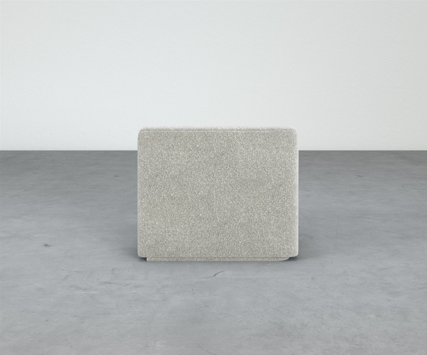 Formal Mallo One-Arm Chair - Modular Component #base_recessed-fabric-wrapped