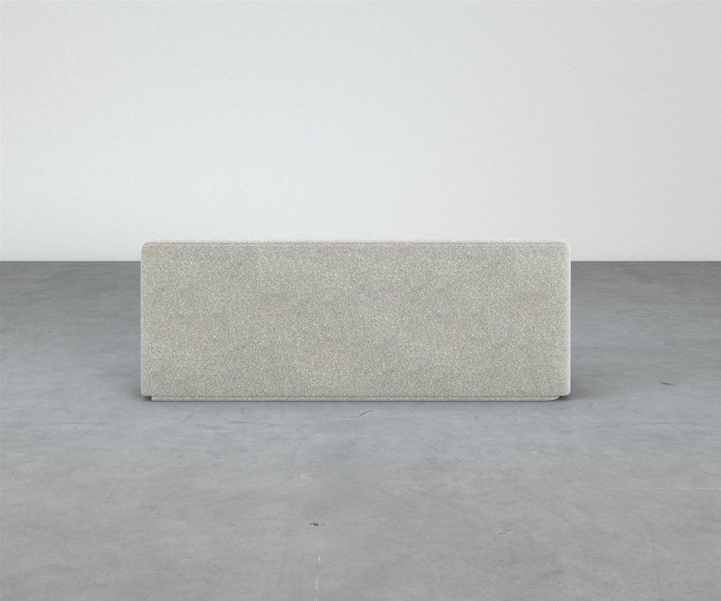 Formal Mallo One-Arm Sofa 80" - Modular Component #base_recessed-fabric-wrapped