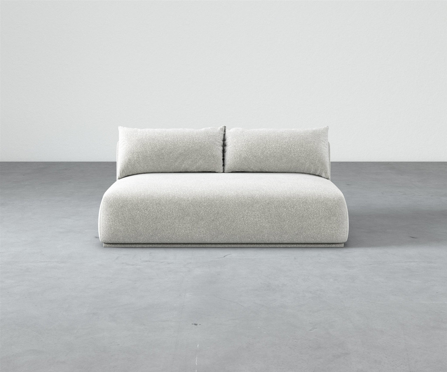 Mallo Armless Sofa 77" - Modular Component