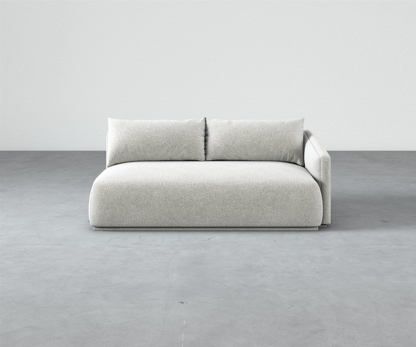 Mallo One-Arm Sofa 80" - Modular Component