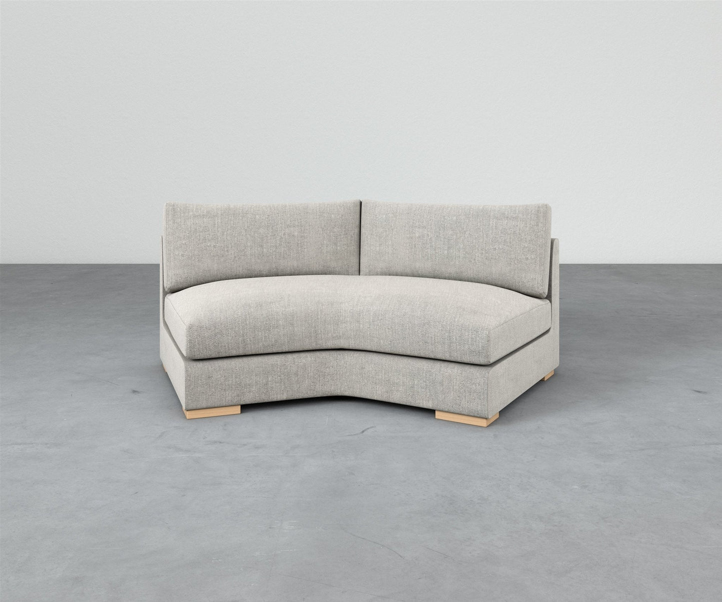 Manyana Pitched Armless Sofa - Modular Component