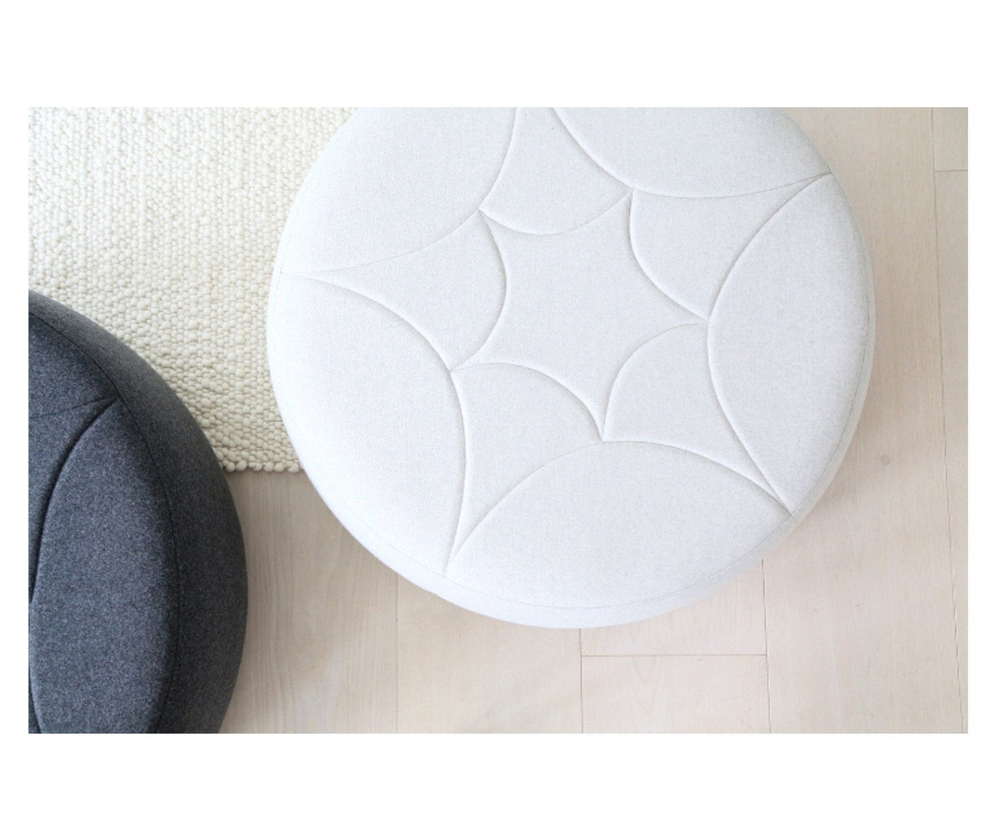 3's Companee Large - Round Ottoman - Ottoman