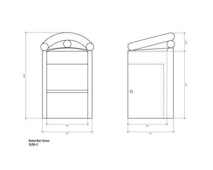 Bebé Bolster Stool - Chair