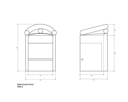 Bebé Bolster Stool - Chair
