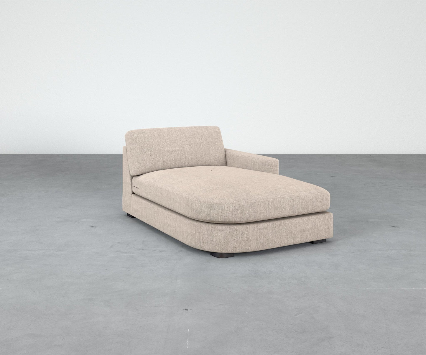 Coasty Rounded Chaise - Modular Component