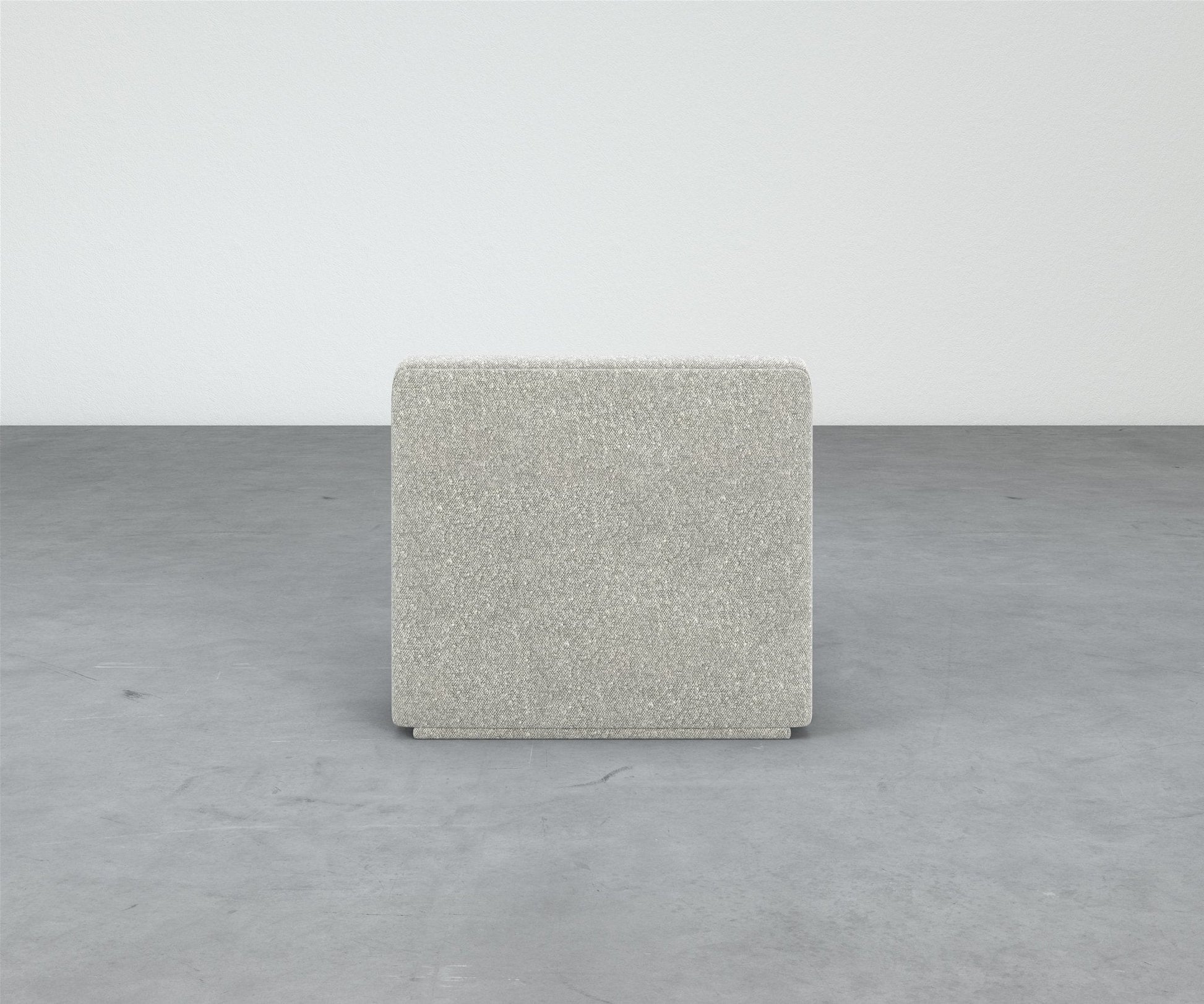 Formal Mallo Armless Chair - Modular Component #base_recessed-fabric-wrapped