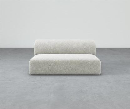 Formal Mallo Armless Sofa 66" - Modular Component #base_recessed-fabric-wrapped