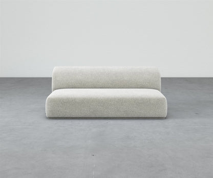 Formal Mallo Armless Sofa 77" - Modular Component #base_recessed-fabric-wrapped
