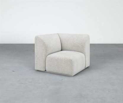 Formal Mallo Corner Chair - Modular Component #base_recessed-fabric-wrapped