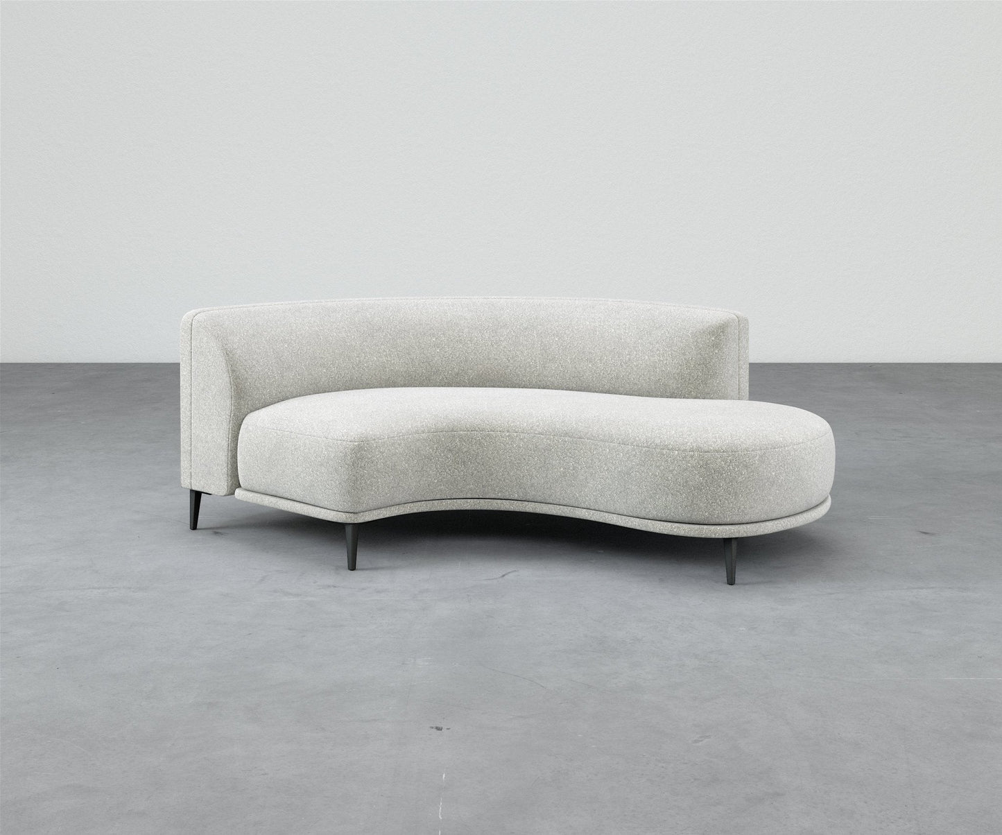 Formal Mallo Curved Sofa 79" - Modular Component