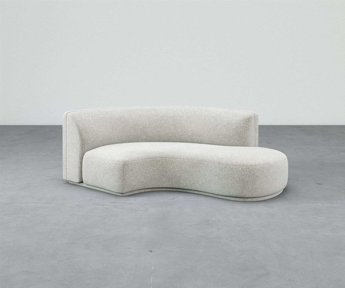 Formal Mallo Curved Sofa 79" - Modular Component
