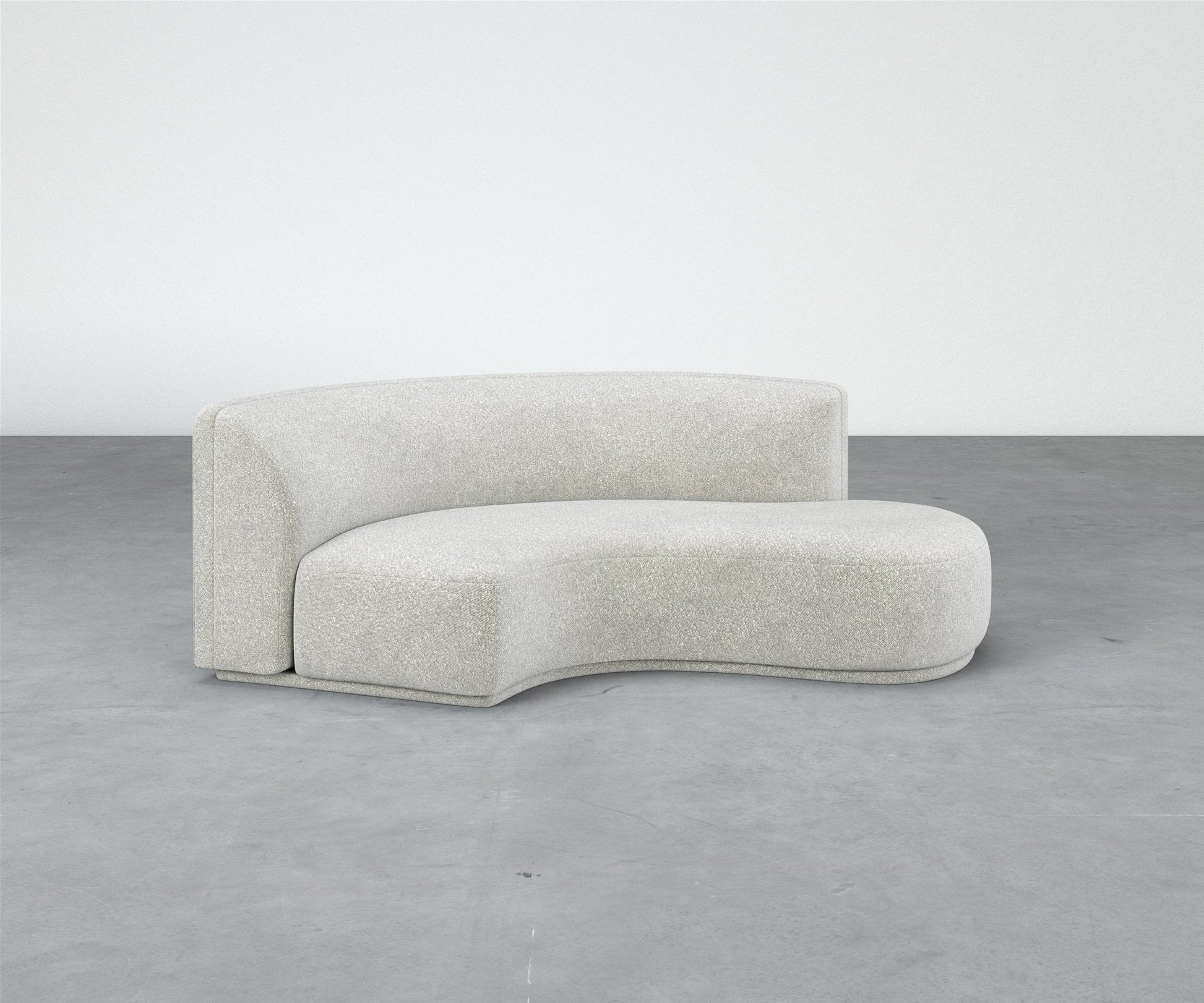 Formal Mallo Curved Sofa 79" - Modular Component