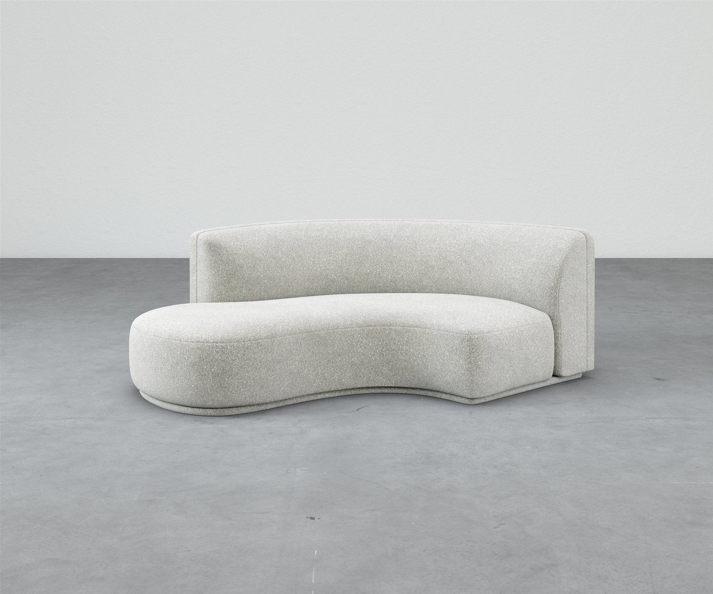 Formal Mallo Curved Sofa 79" - Modular Component