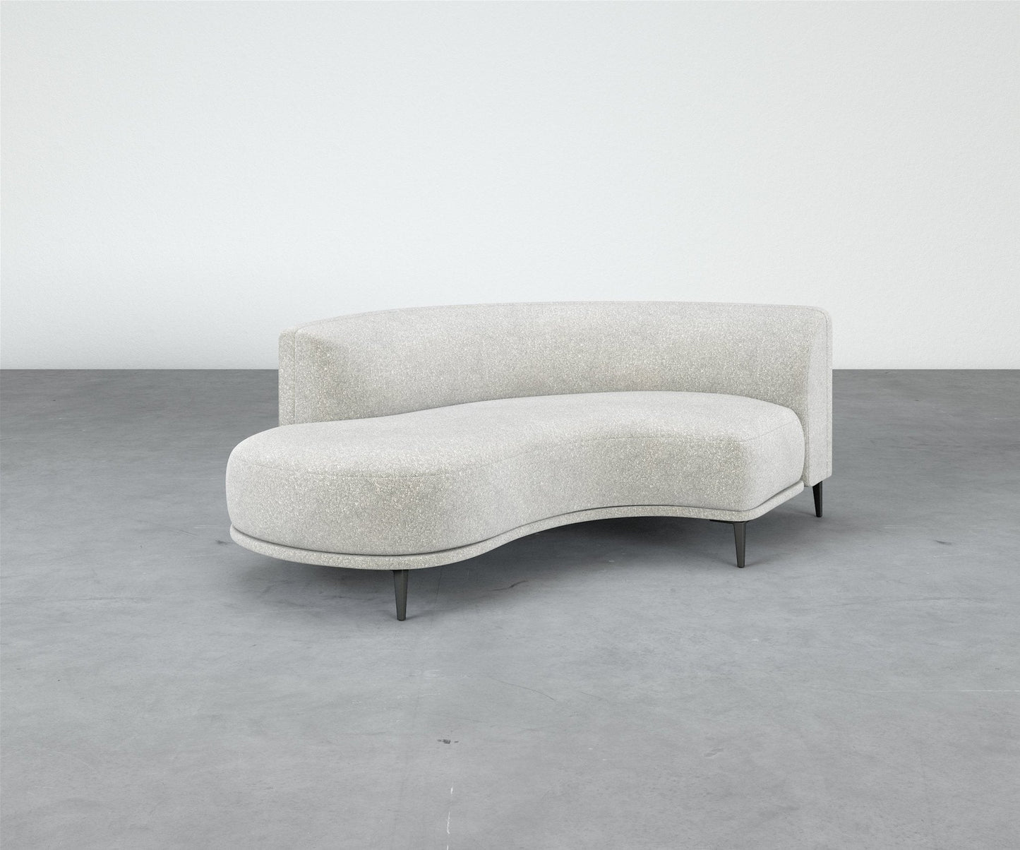 Formal Mallo Curved Sofa 79" - Modular Component