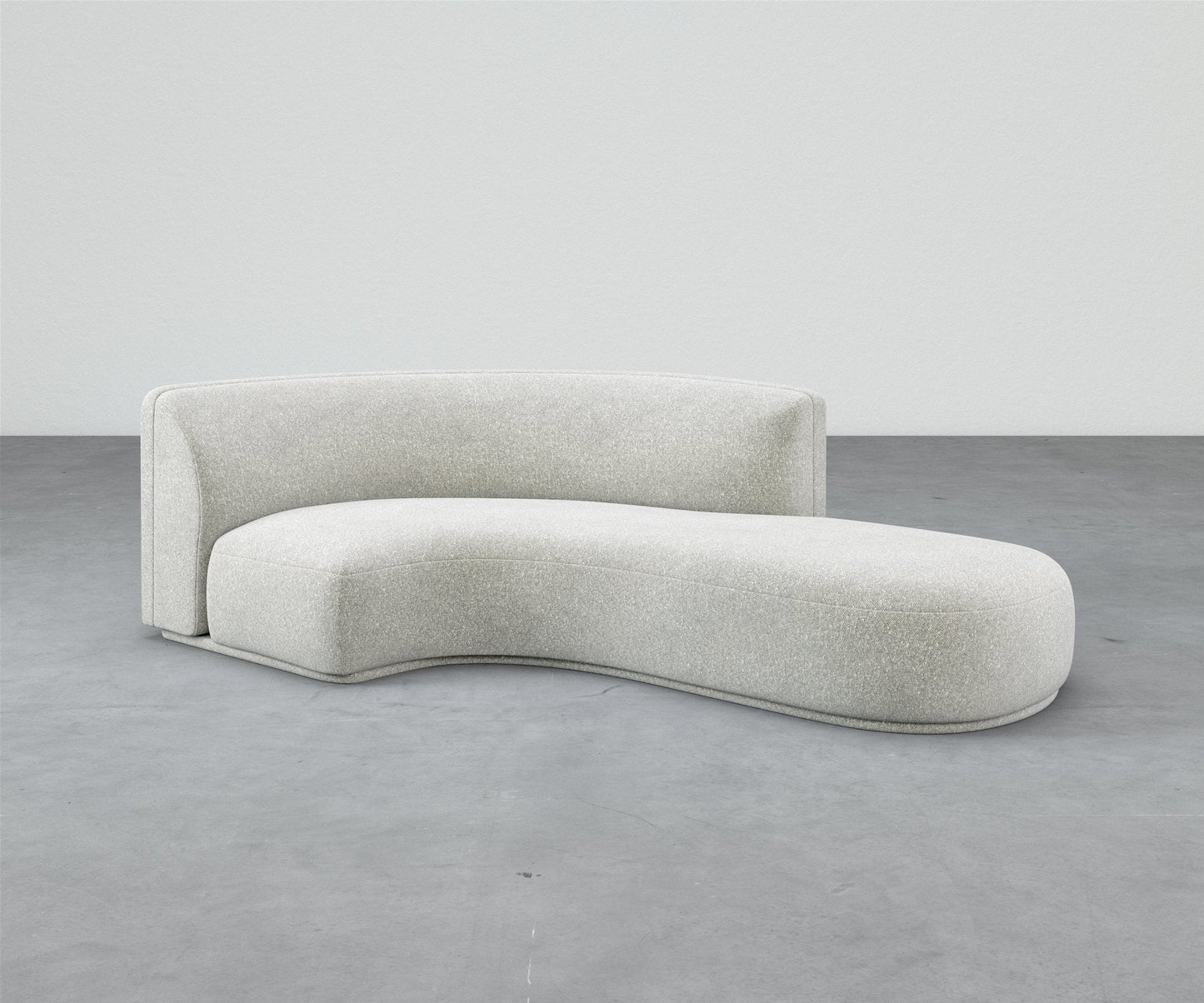 Formal Mallo Curved Sofa 97" - Modular Component