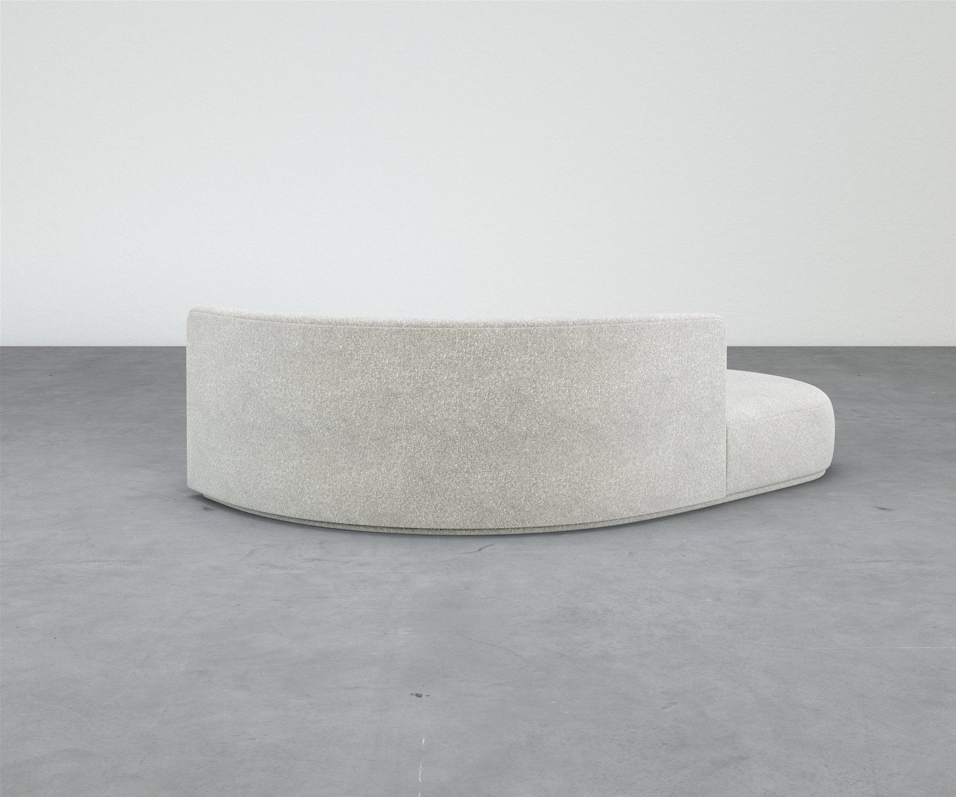 Formal Mallo Curved Sofa 97" - Modular Component