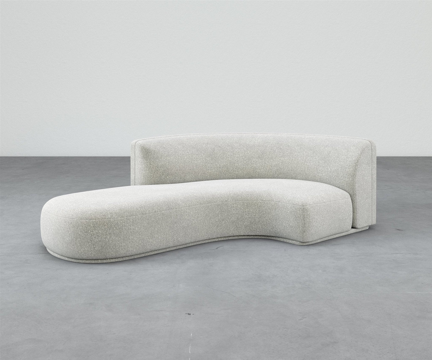 Formal Mallo Curved Sofa 97" - Modular Component