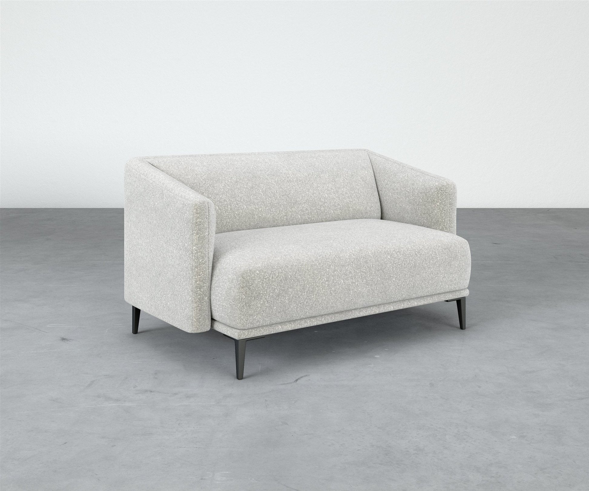 Formal Mallo Loveseat - Sofa #base_metal-stiletto-legs