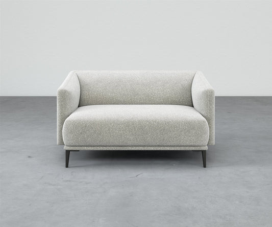 Formal Mallo Loveseat - Sofa #base_metal-stiletto-legs