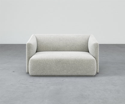 Formal Mallo Loveseat - Sofa #base_recessed-fabric-wrapped