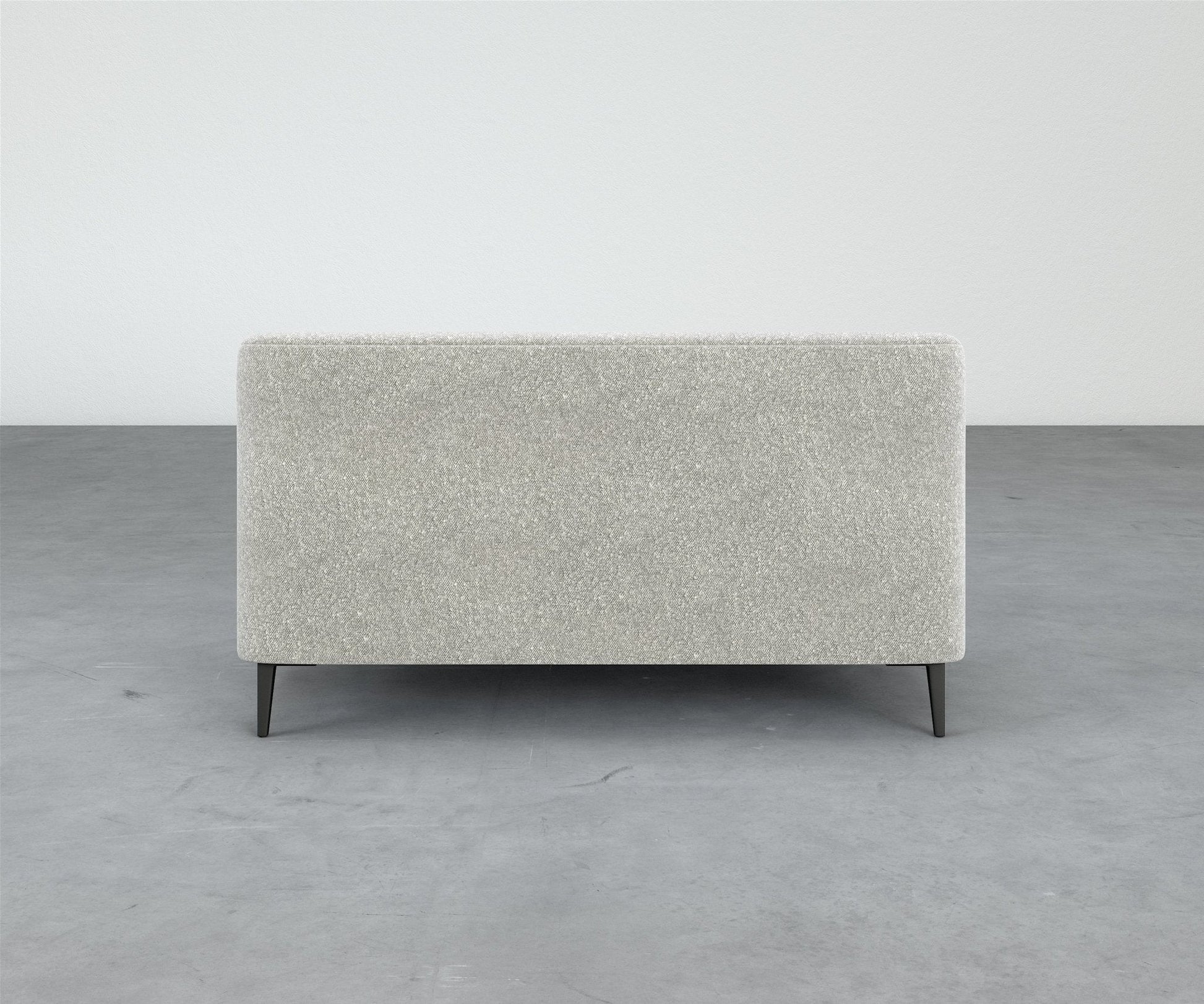 Formal Mallo Loveseat - Sofa #base_metal-stiletto-legs