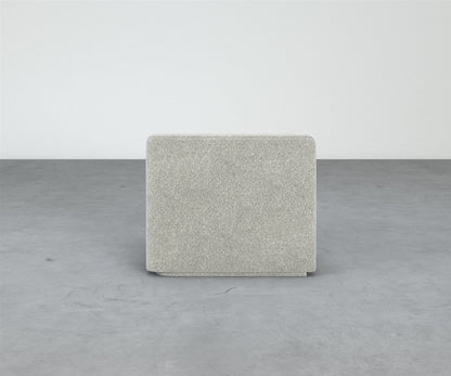 Formal Mallo One-Arm Chair - Modular Component #base_recessed-fabric-wrapped