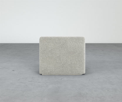 Formal Mallo One-Arm Chair - Modular Component #base_recessed-fabric-wrapped