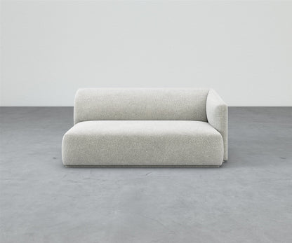 Formal Mallo One-Arm Sofa 69" - Modular Component #base_recessed-fabric-wrapped