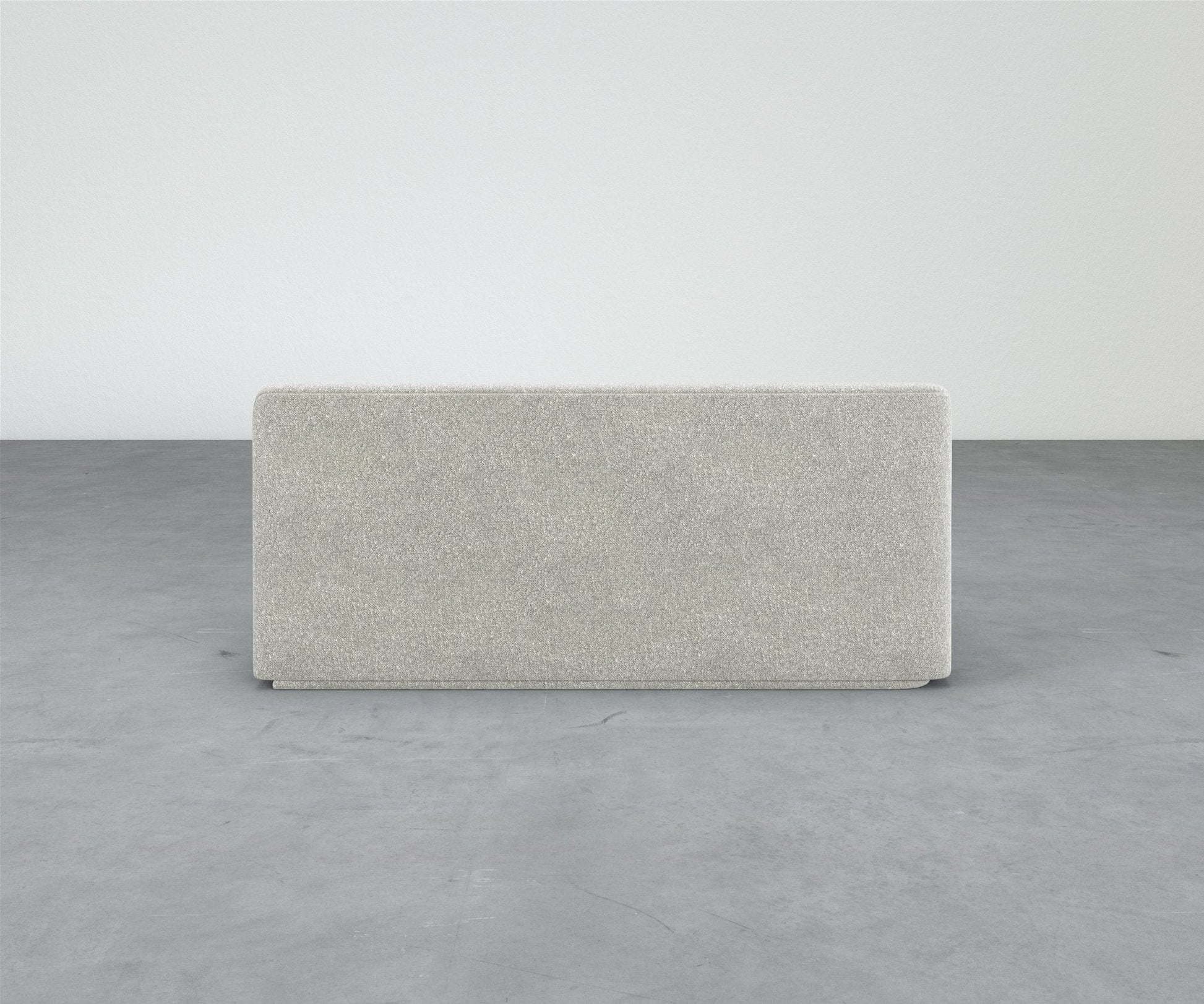 Formal Mallo One-Arm Sofa 69" - Modular Component #base_recessed-fabric-wrapped