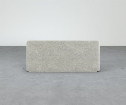 Formal Mallo One-Arm Sofa 69" - Modular Component #base_recessed-fabric-wrapped