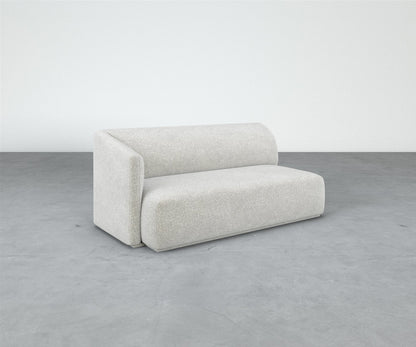 Formal Mallo One-Arm Sofa 69" - Modular Component #base_recessed-fabric-wrapped
