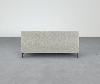 Formal Mallo One-Arm Sofa 69" - Modular Component #base_metal-stiletto-legs