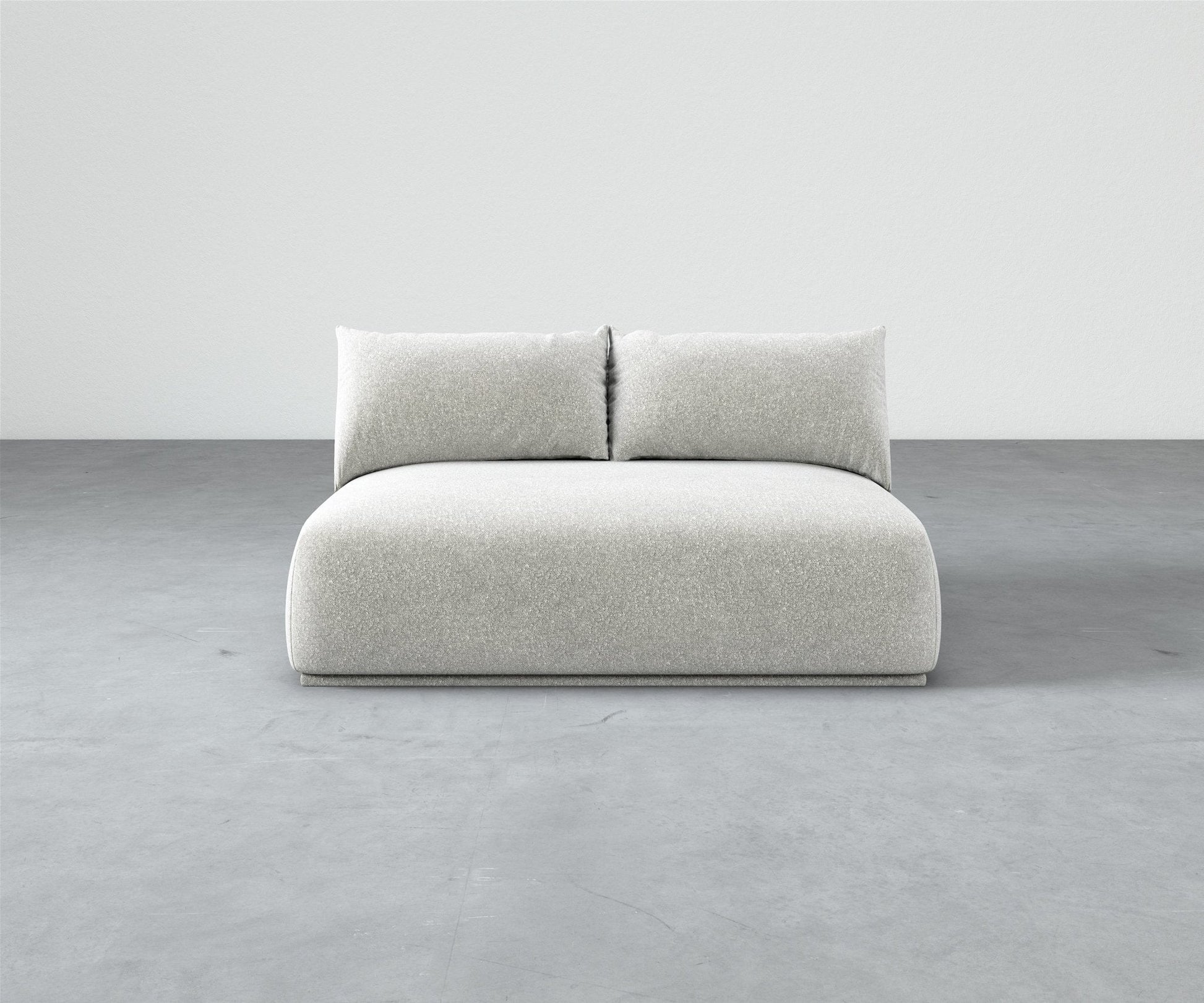 Mallo Armless Sofa 66" - Modular Component