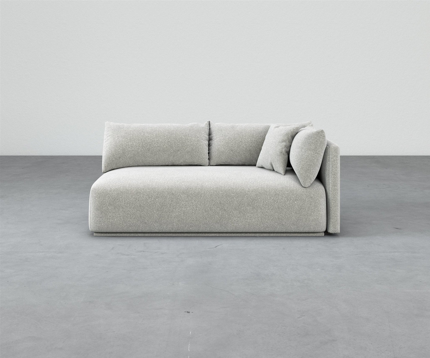 Mallo Armless Sofa Return 78" - Modular Component