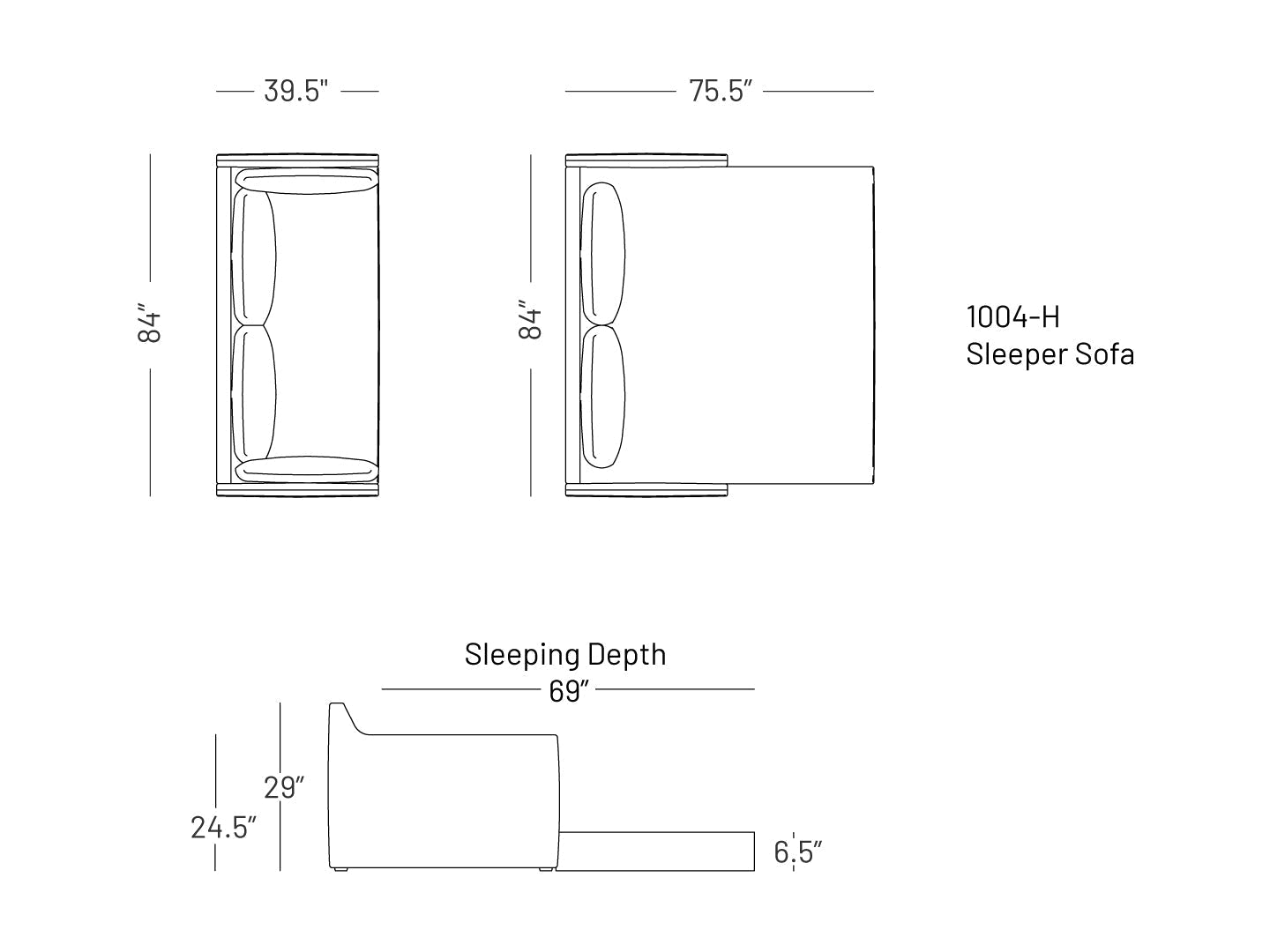 Saramony Sleeper Sofa - Sofa, Bed