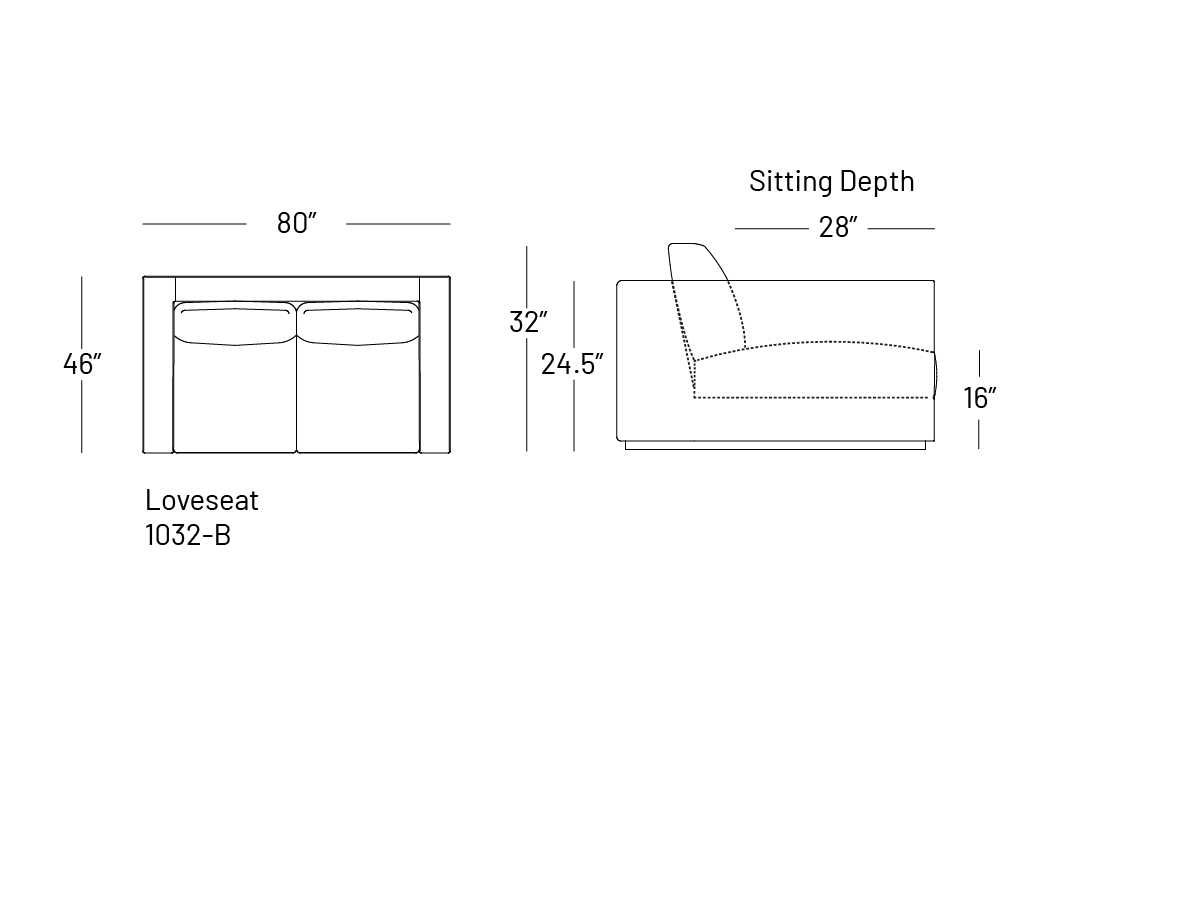 Tuxxy Loveseat - Sofa